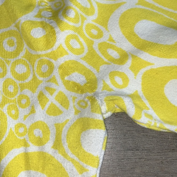 Volcom Yellow and White Cardigan Medium - Picture 5 of 7